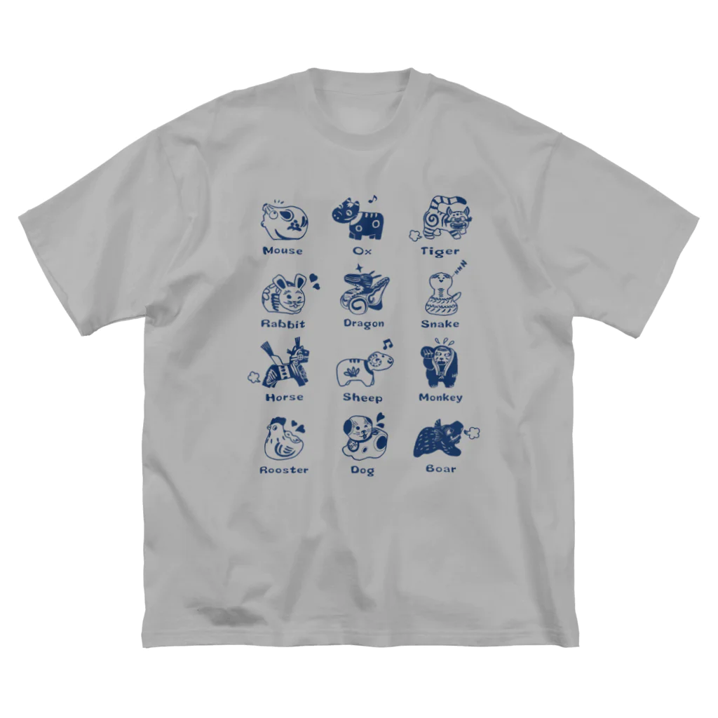 SU-KUのThe Zodiac of Fukushima ビッグシルエットTシャツ