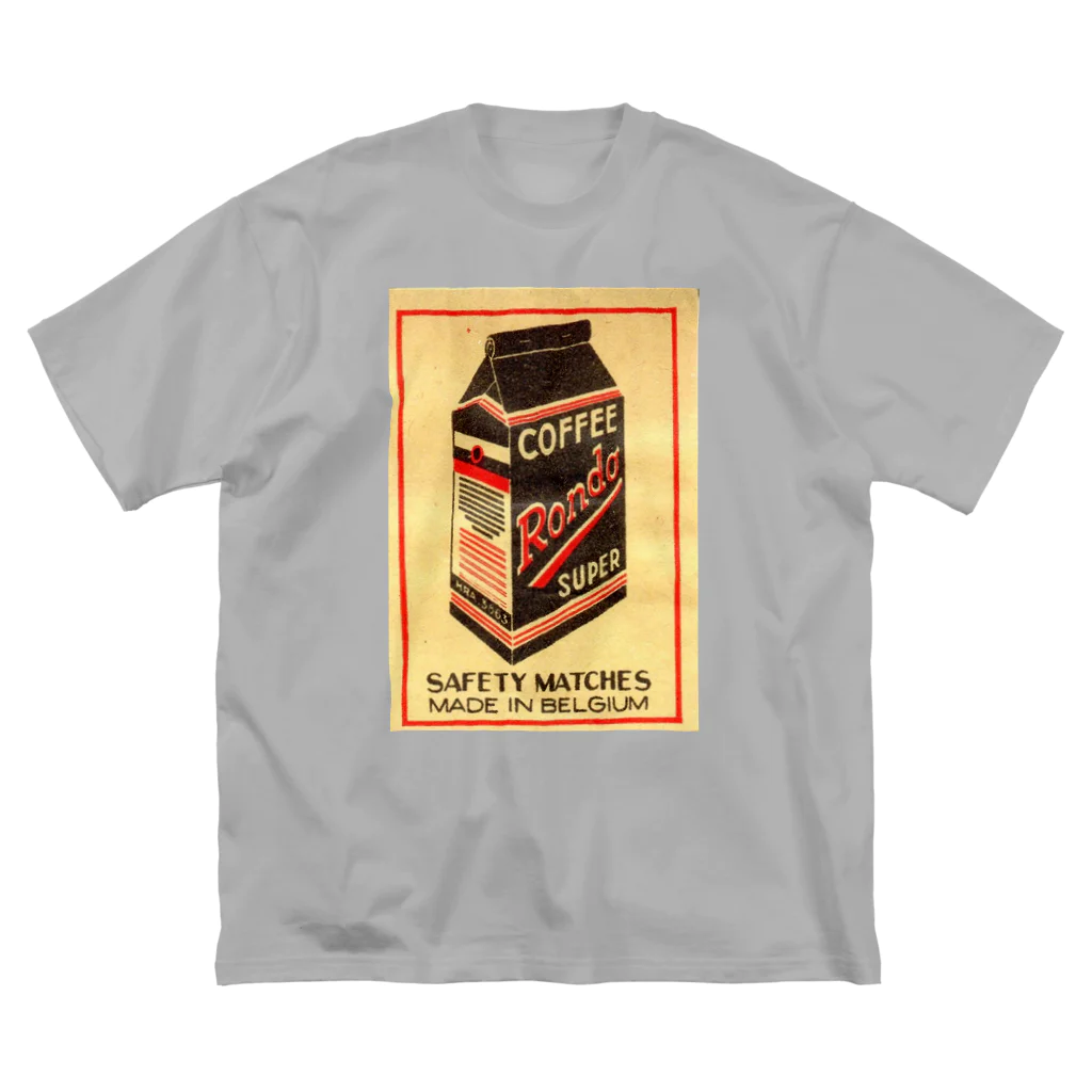 YS VINTAGE WORKSのベルギー　珈琲パック ビッグシルエットTシャツ