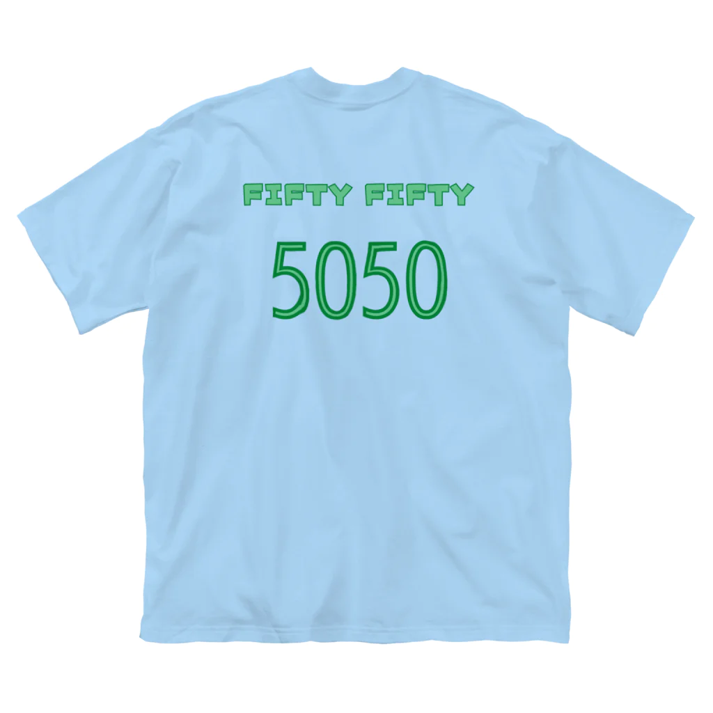 JIU(ジウ)ブラジリアン柔術TシャツのFIFTY-FIFTY ビッグシルエットTシャツ