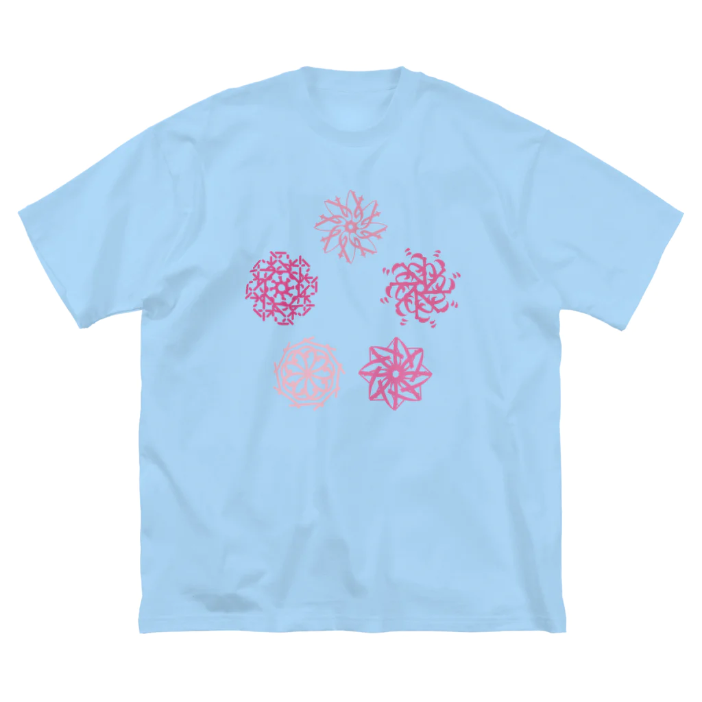 NanaN-CreeR de-RCの「あ　り　が　と　う」ノハナ　和な花彩 Big T-Shirt