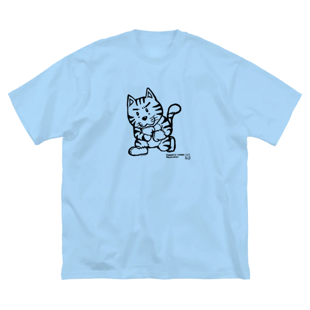 TOMMY★☆ZAWA　ILLUSTRATIONの考えるTORA ビッグシルエットTシャツ