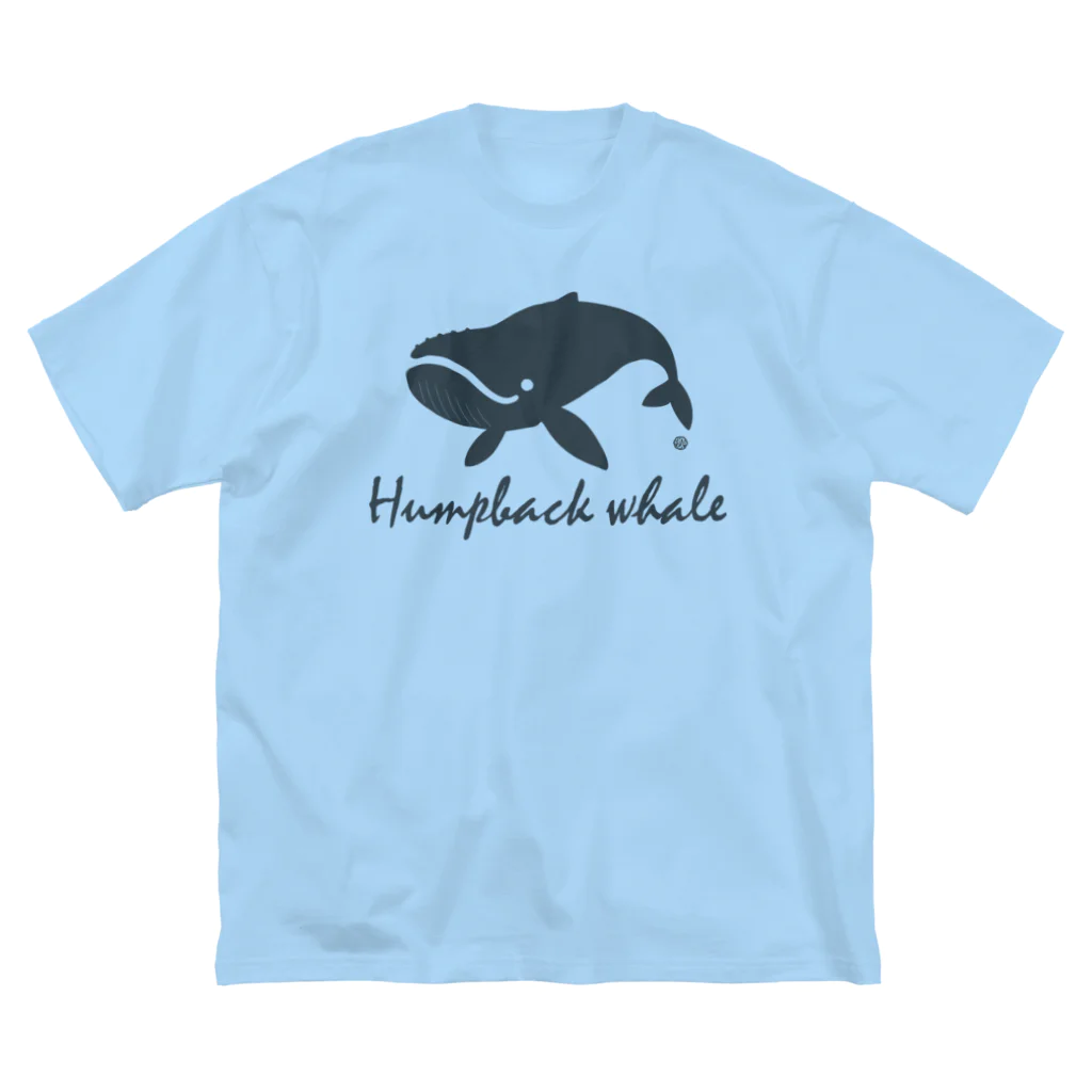 Atelier Pomme verte のHumpback whale22 ビッグシルエットTシャツ