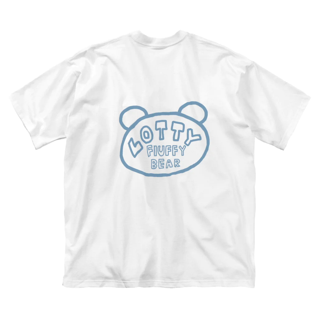 Fluffy bearのロッティ ロゴビックシルエットT Big T-Shirt