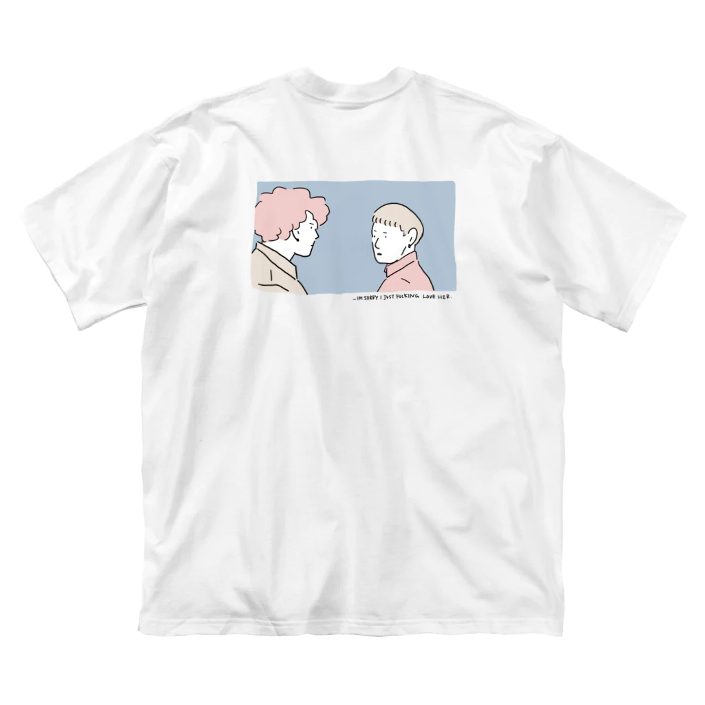 yui_poi_poiのFucking love バックプリント Big T-Shirt