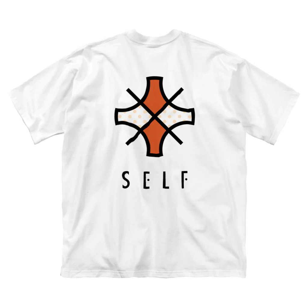 SELF ＆ BASKETBALLのSELF ビッグシルエットTシャツ