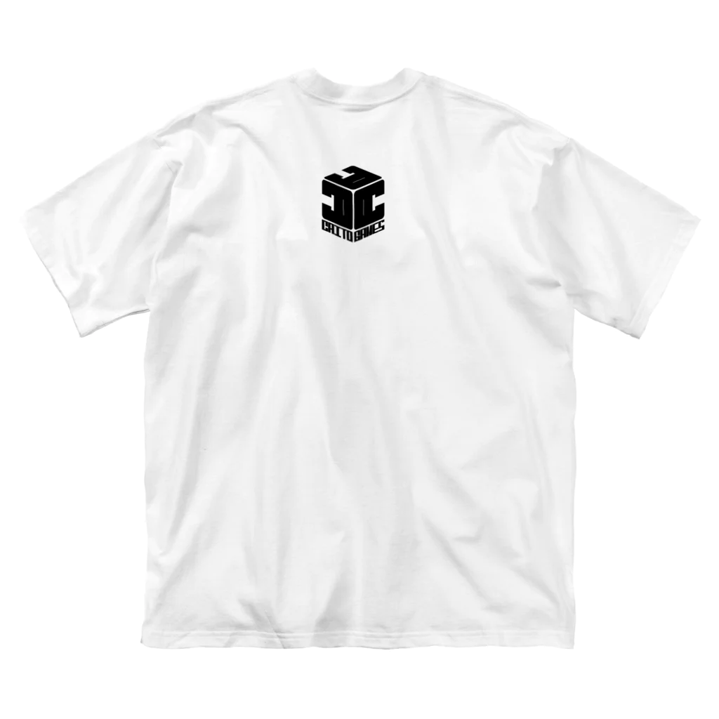 CAITO SUZURI GOODSのCOG BigSilhouette T-Shirt（White/LTL） Big T-Shirt