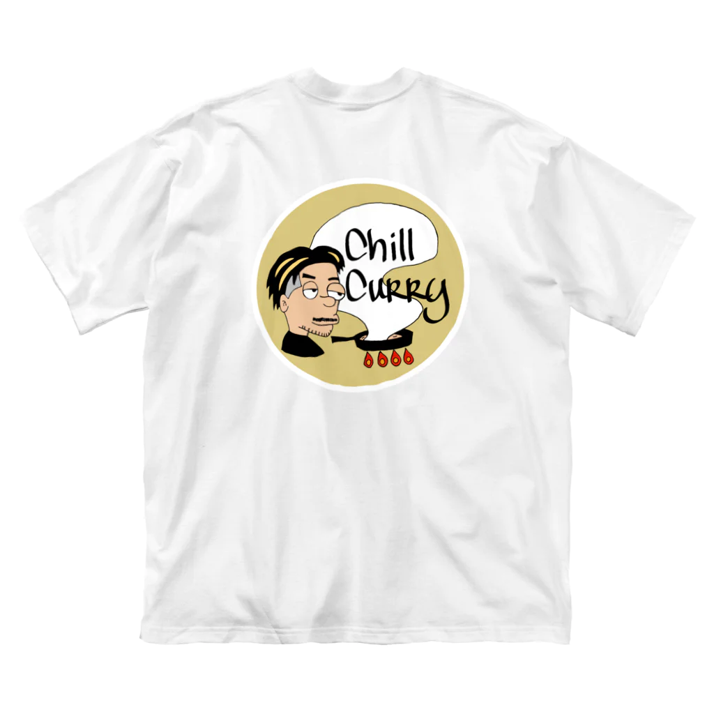 chill curry(チルカレー)のchill サマーホワイト(Sand) ビッグシルエットTシャツ