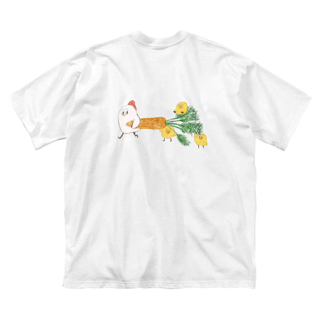 オッジのにんじんとオジチキン ビッグシルエットTシャツ