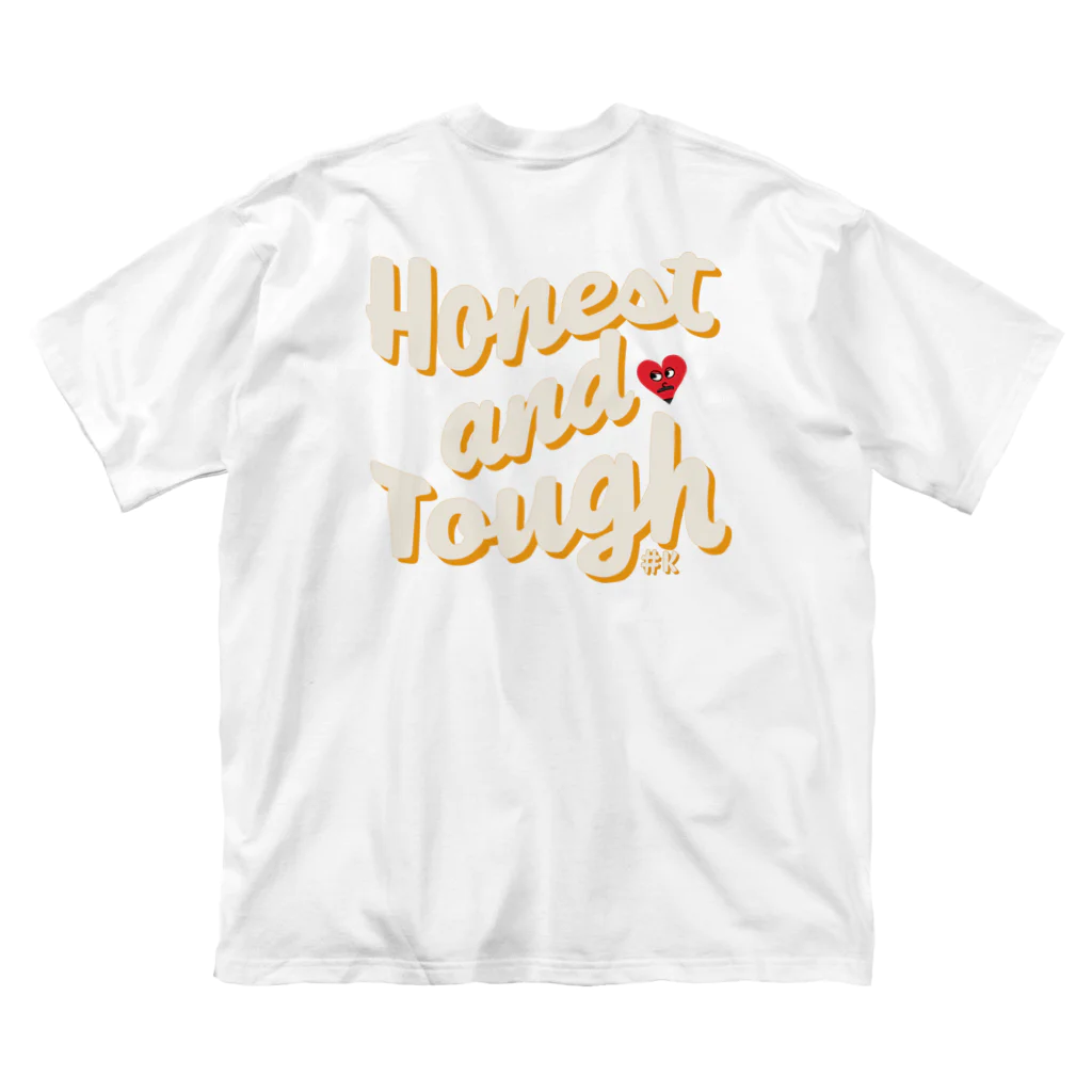 H.a.TのHonest and Tough beige ビッグシルエットTシャツ