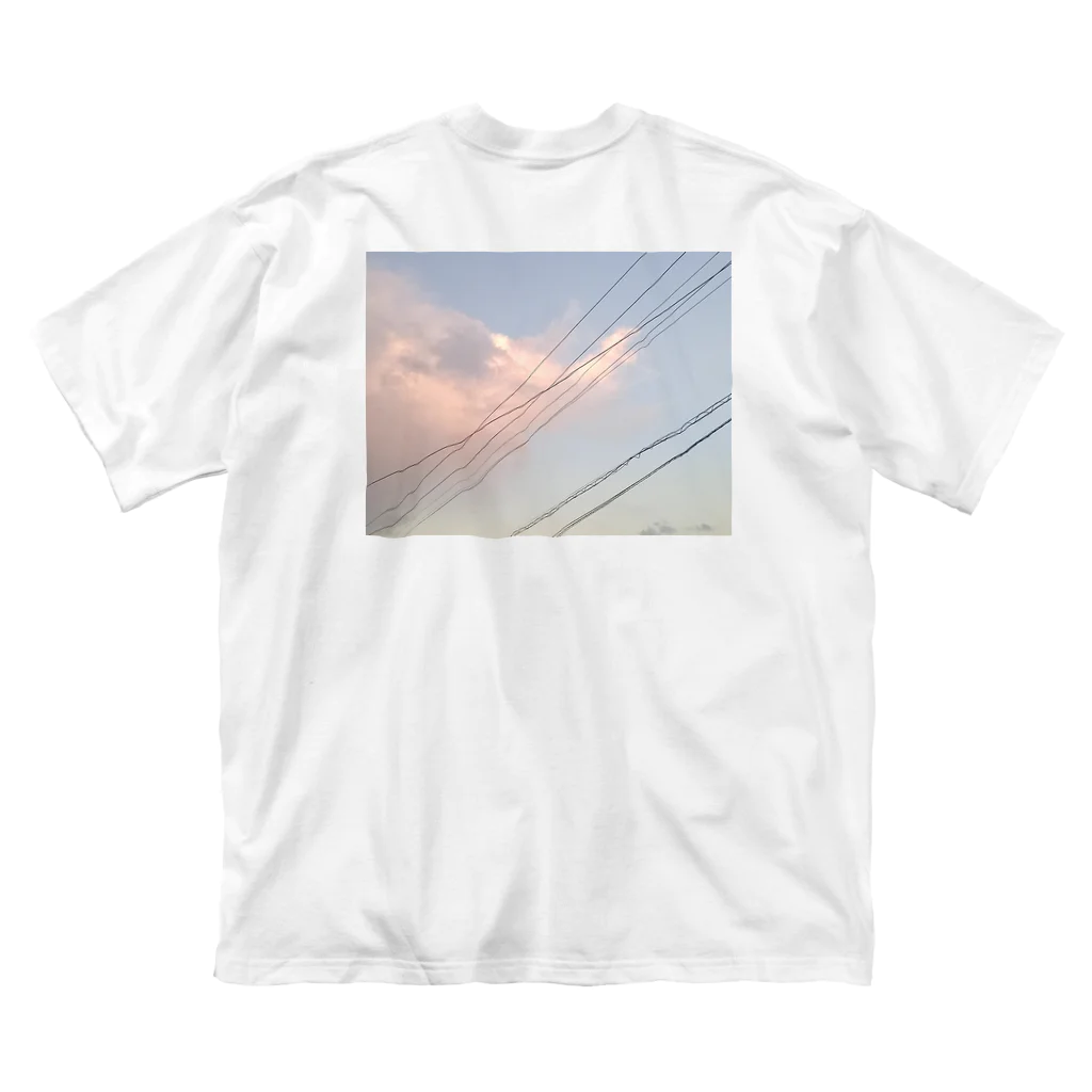 粉末の秋空 ビッグシルエットTシャツ