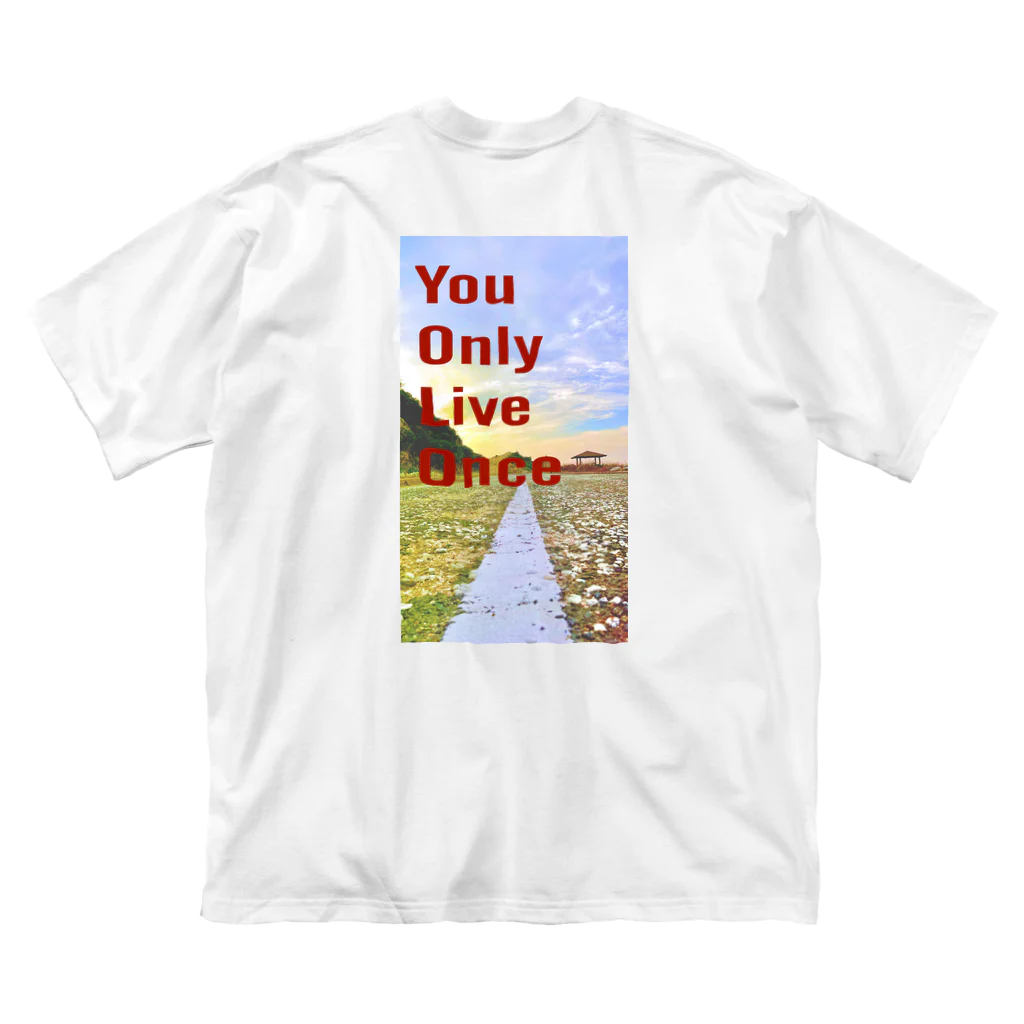 7ans.petitmoi_のYou Only Live Once ビッグシルエットTシャツ