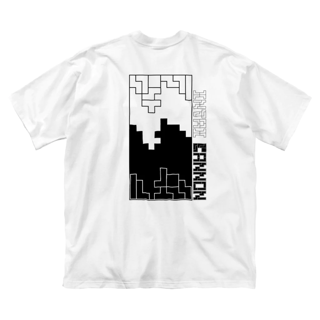 NEOEVOのINTAI CANNON / いんたい砲 ビッグシルエットTシャツ