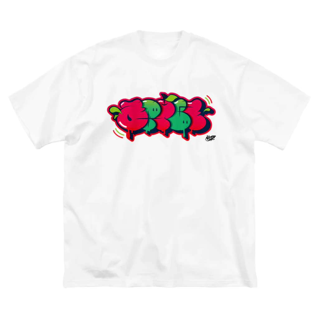 FOOD_GRAFFITI26のAPPLE ビッグシルエットTシャツ