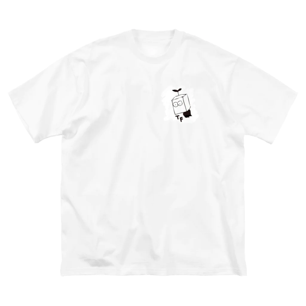 SHIKAKUの豆冨ちゃん ビッグシルエットTシャツ