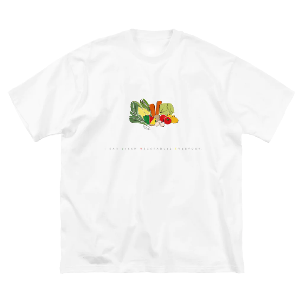 ISESTYLEのFRESH VEGETABLES 2 Big T-Shirt