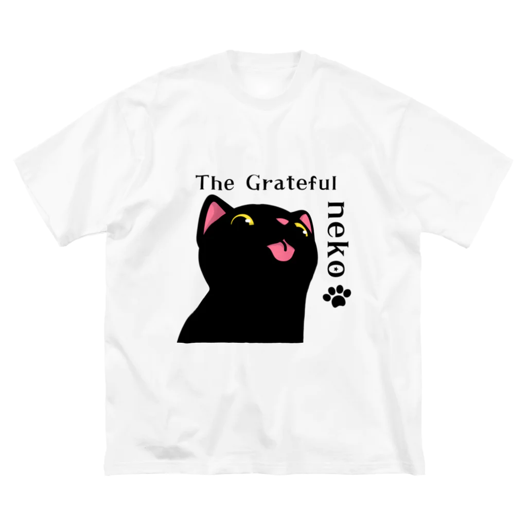 笑う犬のTシャツ屋さんのざ・ぐれいとふる・ねこ 루즈핏 티셔츠