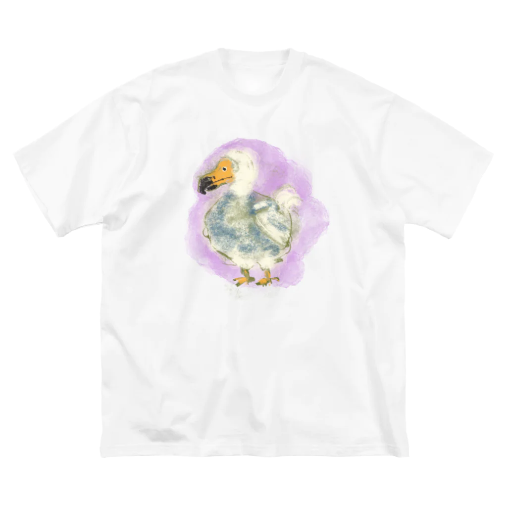 akane_art（茜音工房）のいきものイラスト（ドードー） ビッグシルエットTシャツ