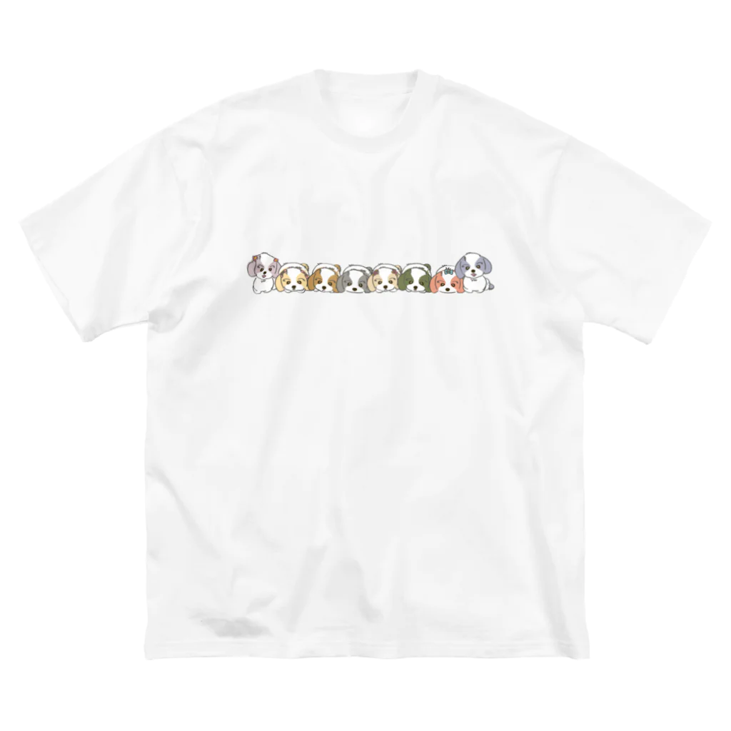 achiのもふるんず　集合 ビッグシルエットTシャツ