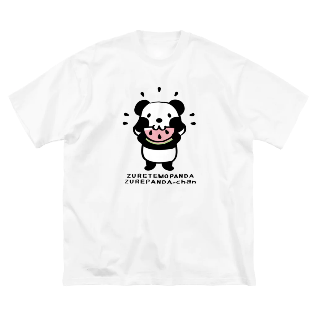 イラスト MONYAAT のパンダ！ズレてもぱんだズレぱんだちゃんnew ビッグシルエットTシャツ