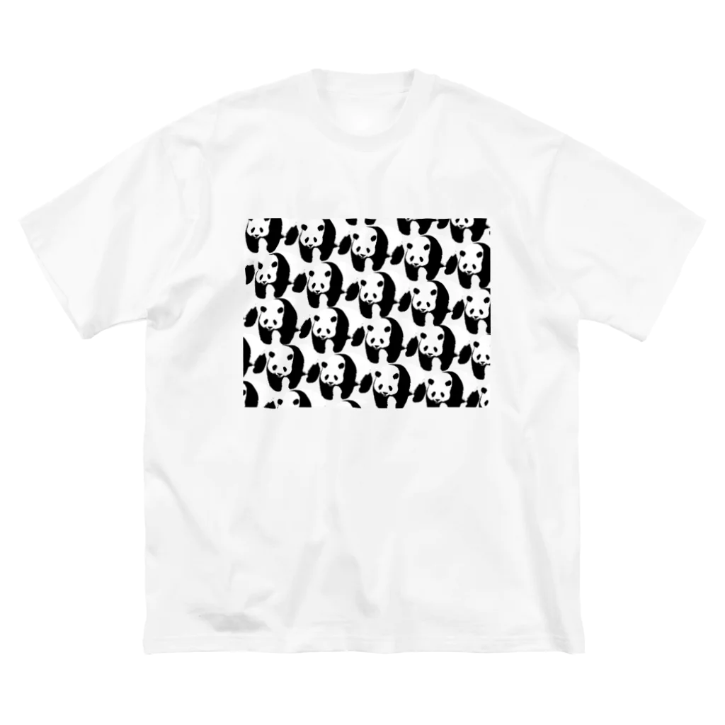 PANDA panda LIFE***のぞろぞろパンダ ビッグシルエットTシャツ