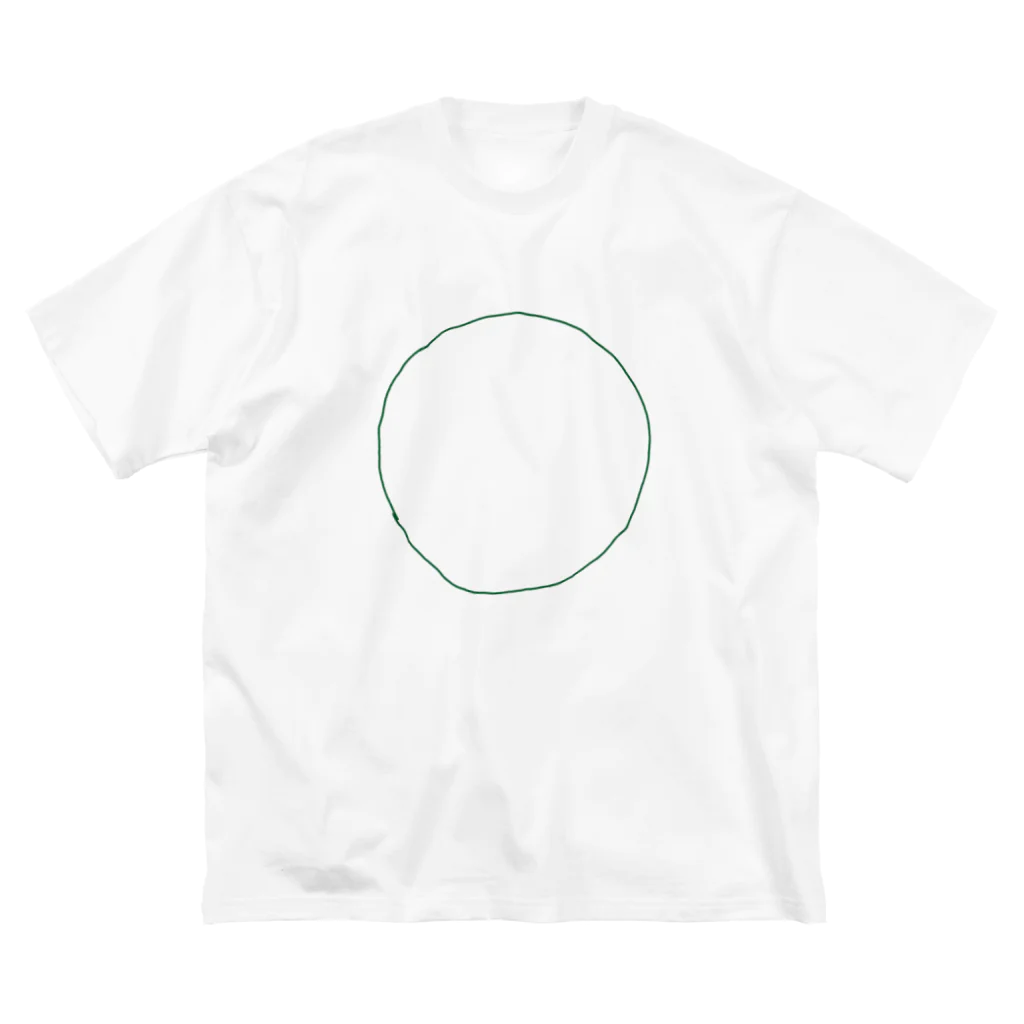 袴田章子／Shoko HakamadaのMARU-緑 Big T-Shirt