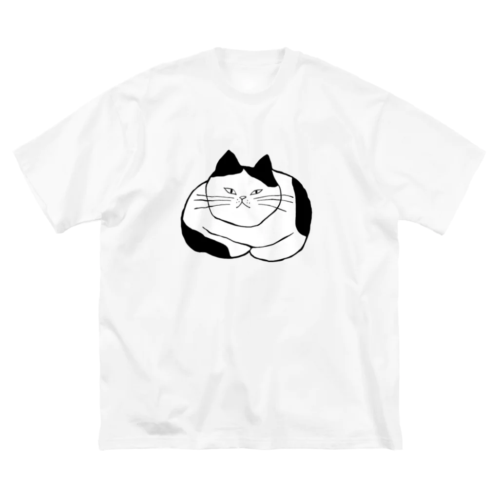 tsurukoのふてぶてしい猫 ビッグシルエットTシャツ