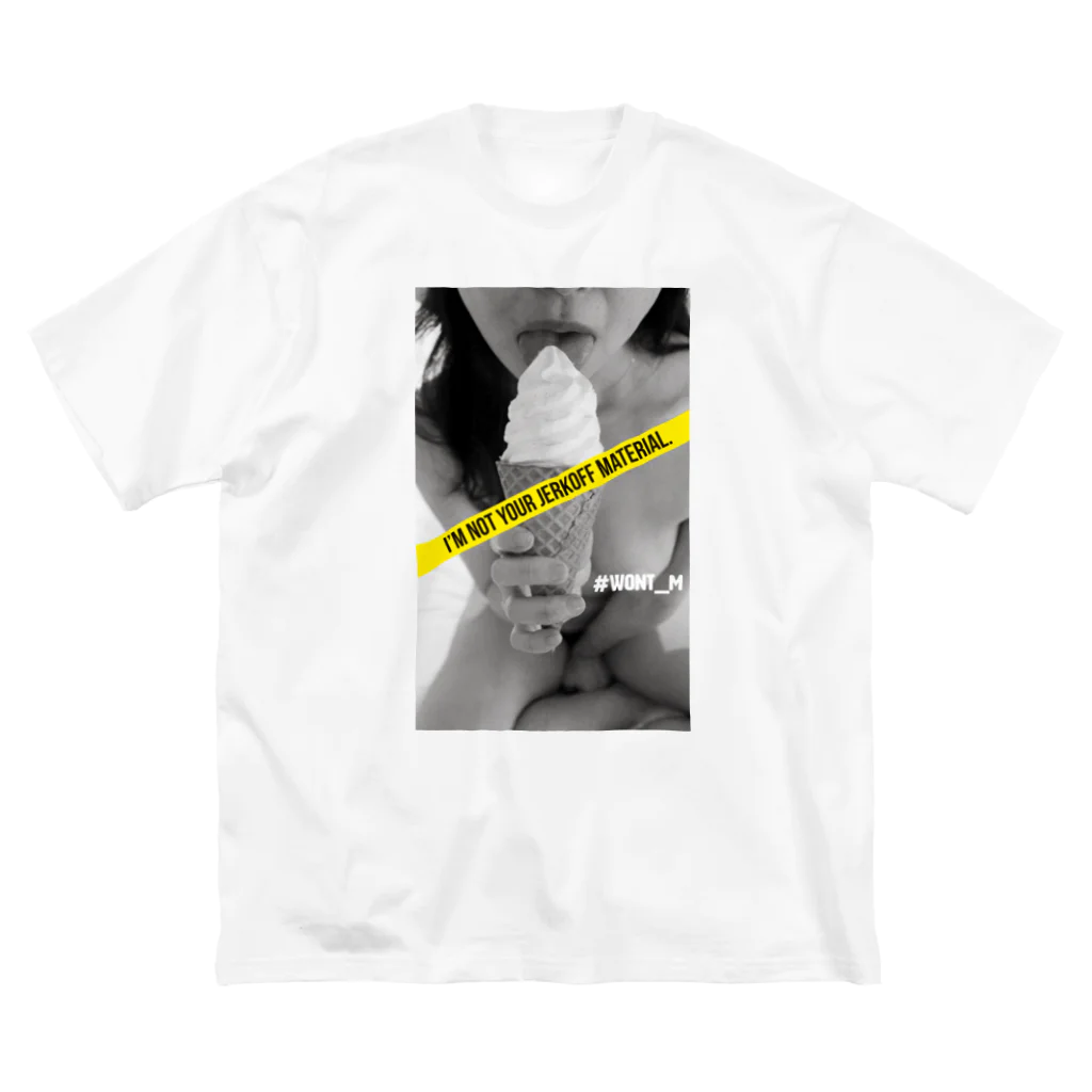 WONT_MのICE CREAM BABY ビッグシルエットTシャツ