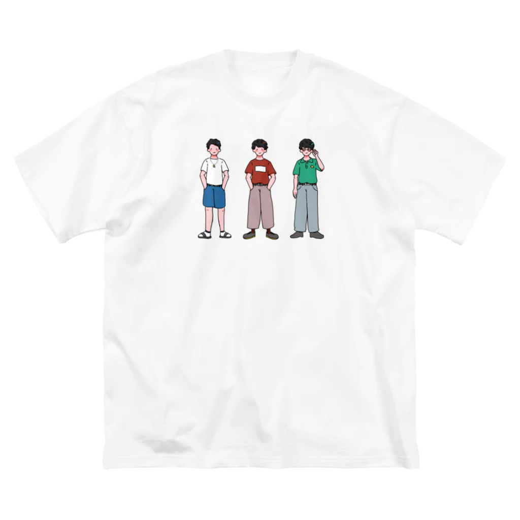 ４０ご飯の3type men's ビッグシルエットTシャツ