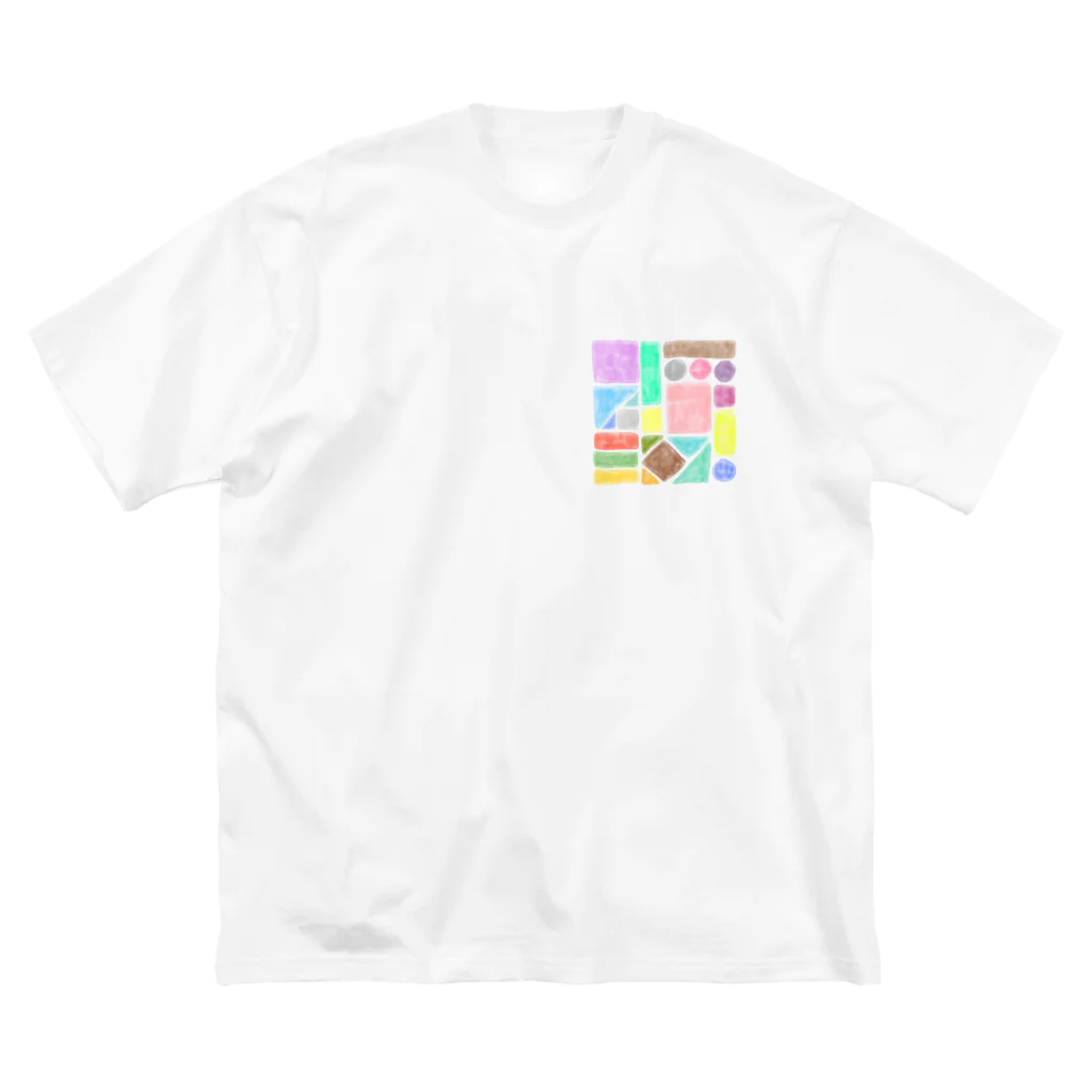 mogmog.のColorful Omochi ビッグシルエットTシャツ