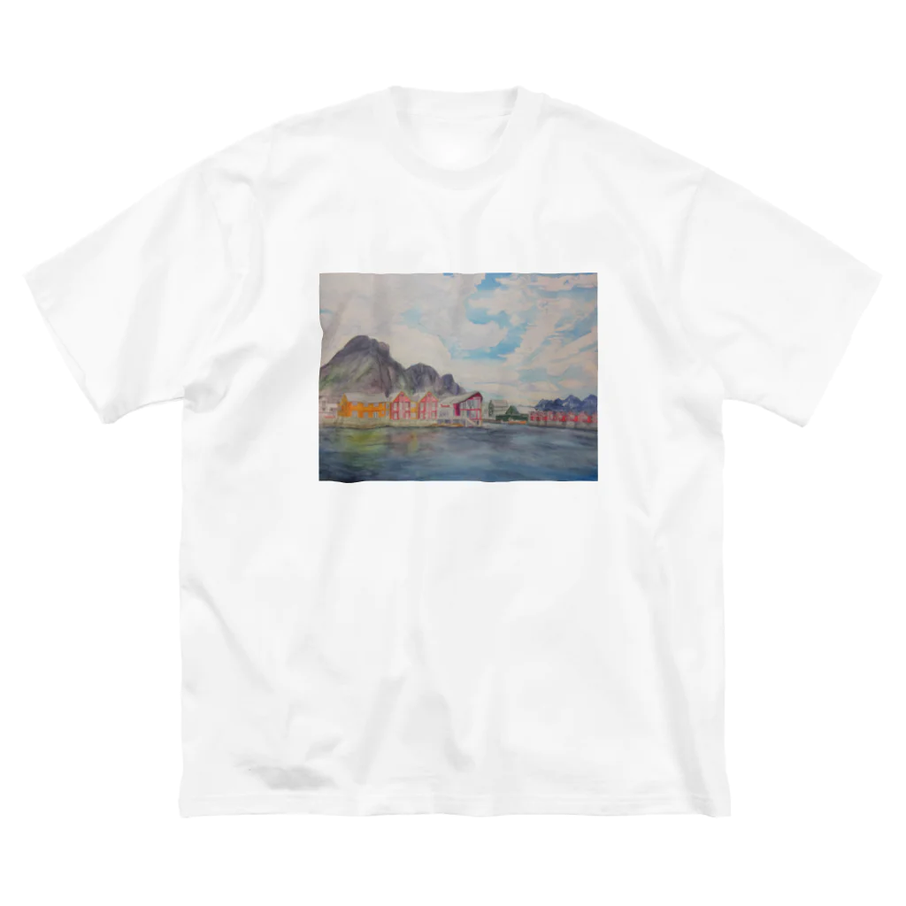 金木犀のノルウェーの夏 ビッグシルエットTシャツ