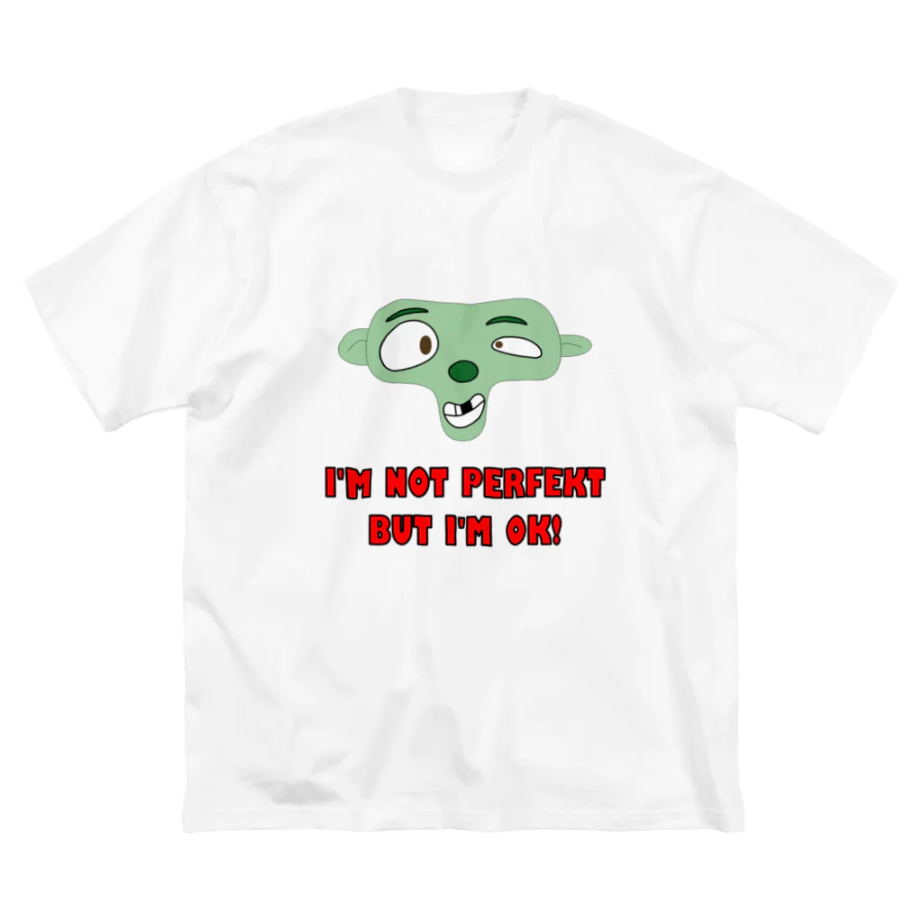 Pat's WorksのI'm not perfekt ビッグシルエットTシャツ