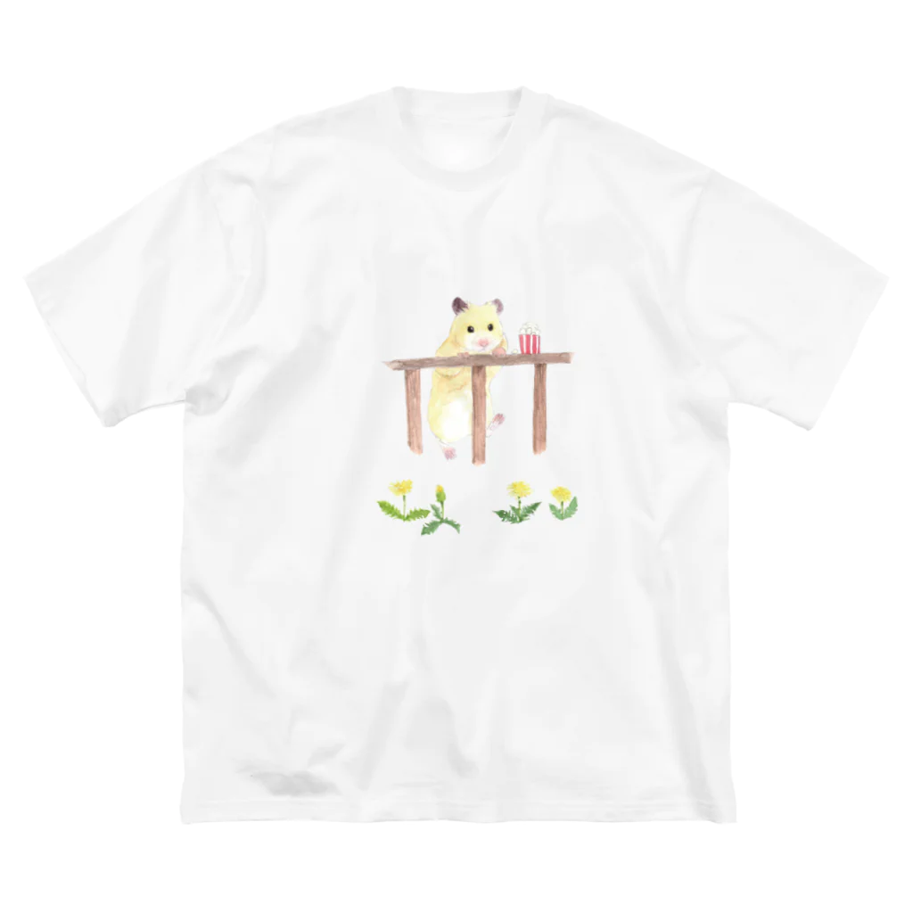 KAMAP ＆ Ricaの【KAMAP】ポップコーンとキンクマ Big T-Shirt