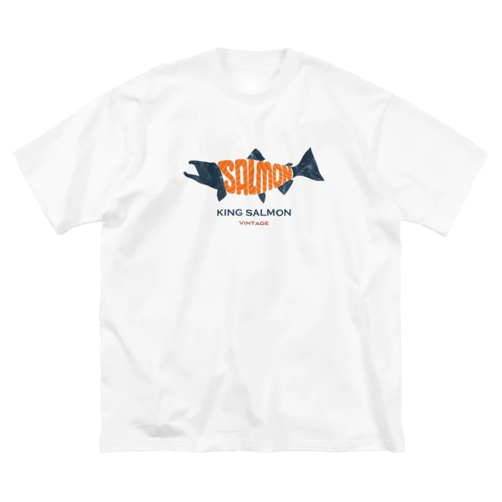 kg_shopのKING SALMON -Vintage- ビッグシルエットTシャツ