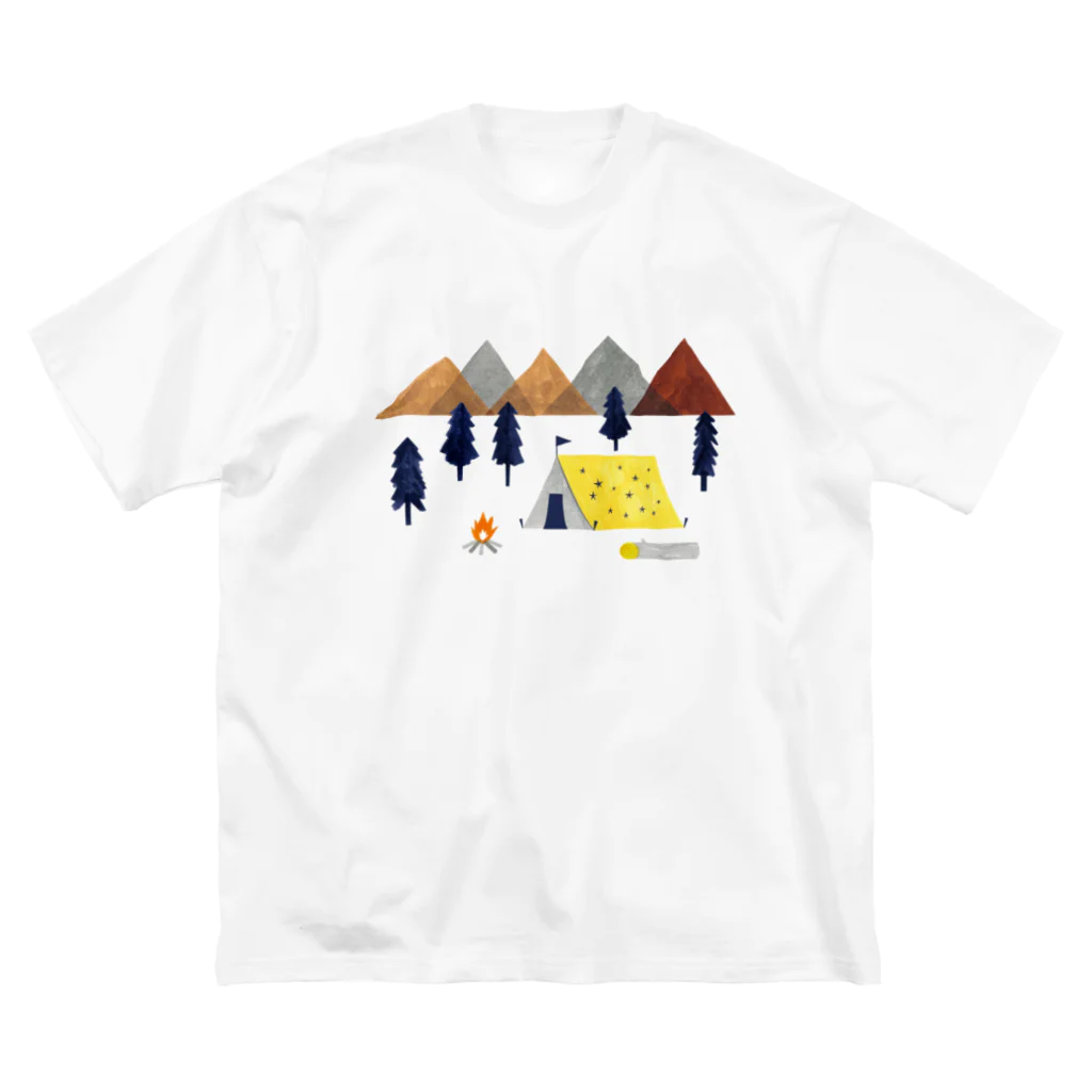raindropのキャンプ ビッグシルエットTシャツ