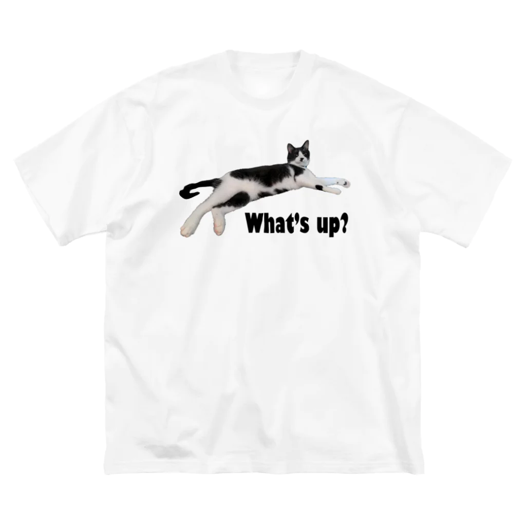 おき海苔（トンくんのおうち）のWhat’s up?　トンくん ビッグシルエットTシャツ