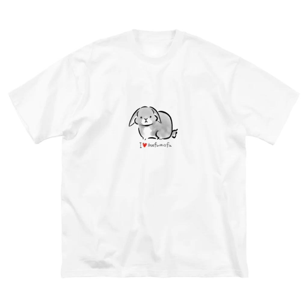 gugguのうさぎ大好き ビッグシルエットTシャツ