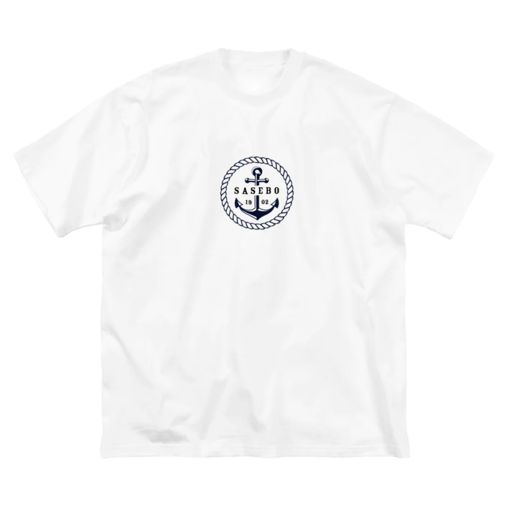 SASEBO CITY SHOPのSASEBO CITY ロゴタイプ5 ビッグシルエットTシャツ