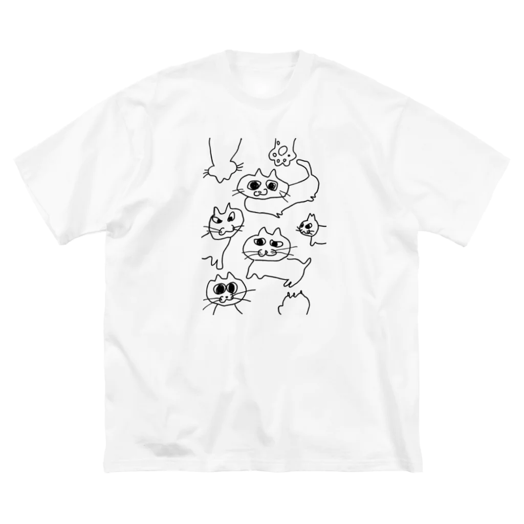 えだもものnekoneko! ビッグシルエットTシャツ