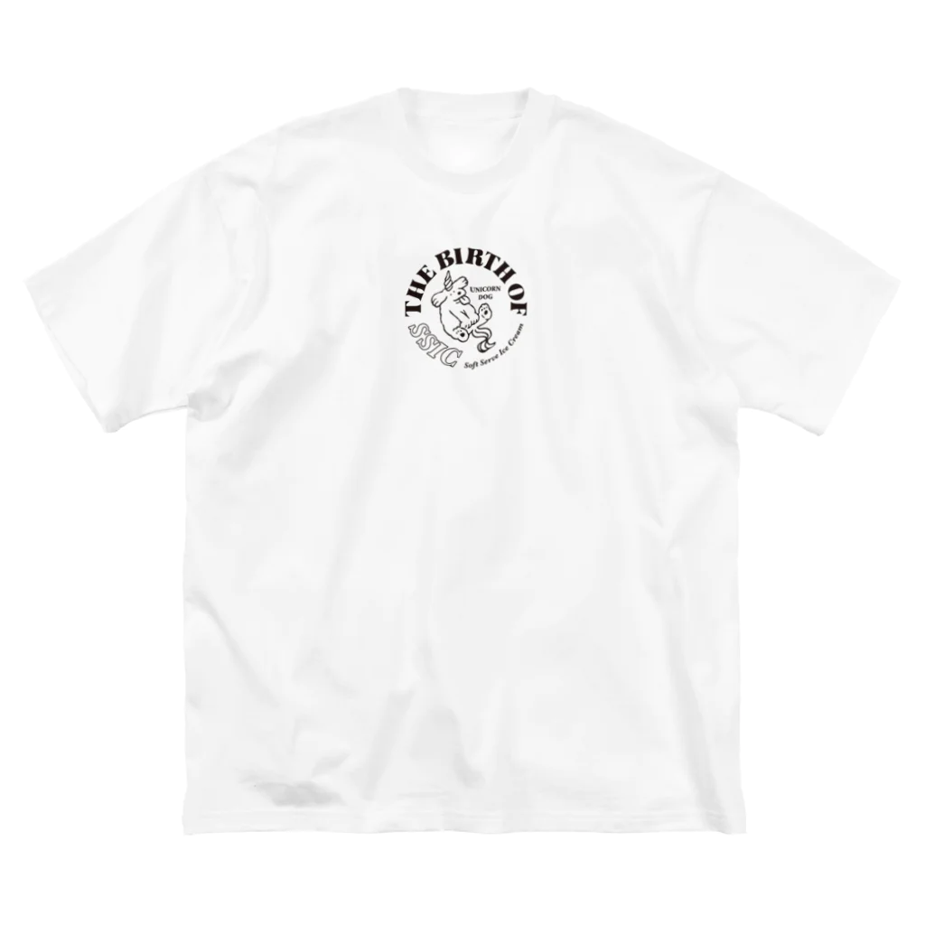 SATONOEのTHE BIRTH OF SSIC mono ver. ビッグシルエットTシャツ