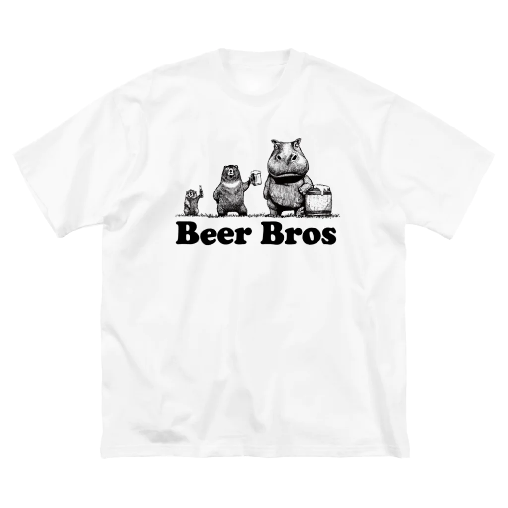 planetNITのビール3兄弟 ビッグシルエットTシャツ