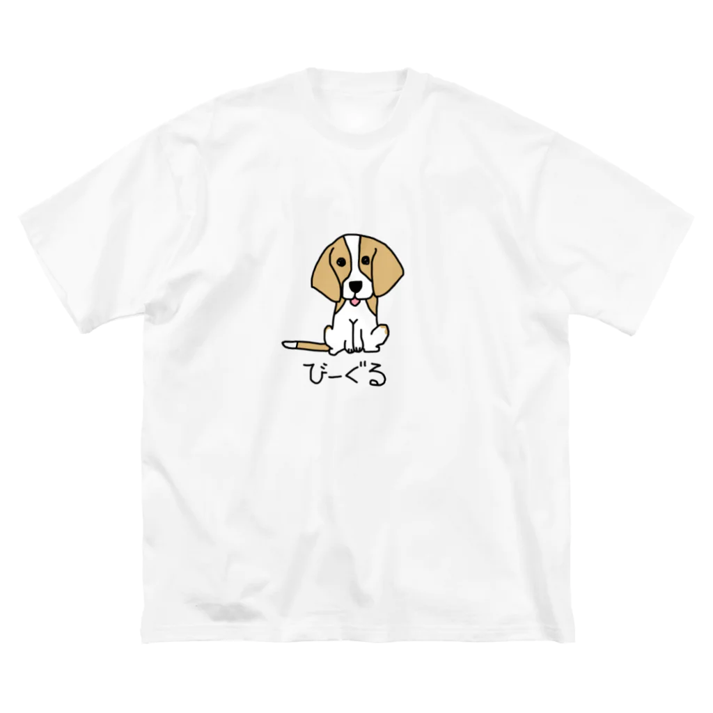 TetoTe&-てとてと-のびーぐるTしゃつ！レモン×ホワイト ビッグシルエットTシャツ