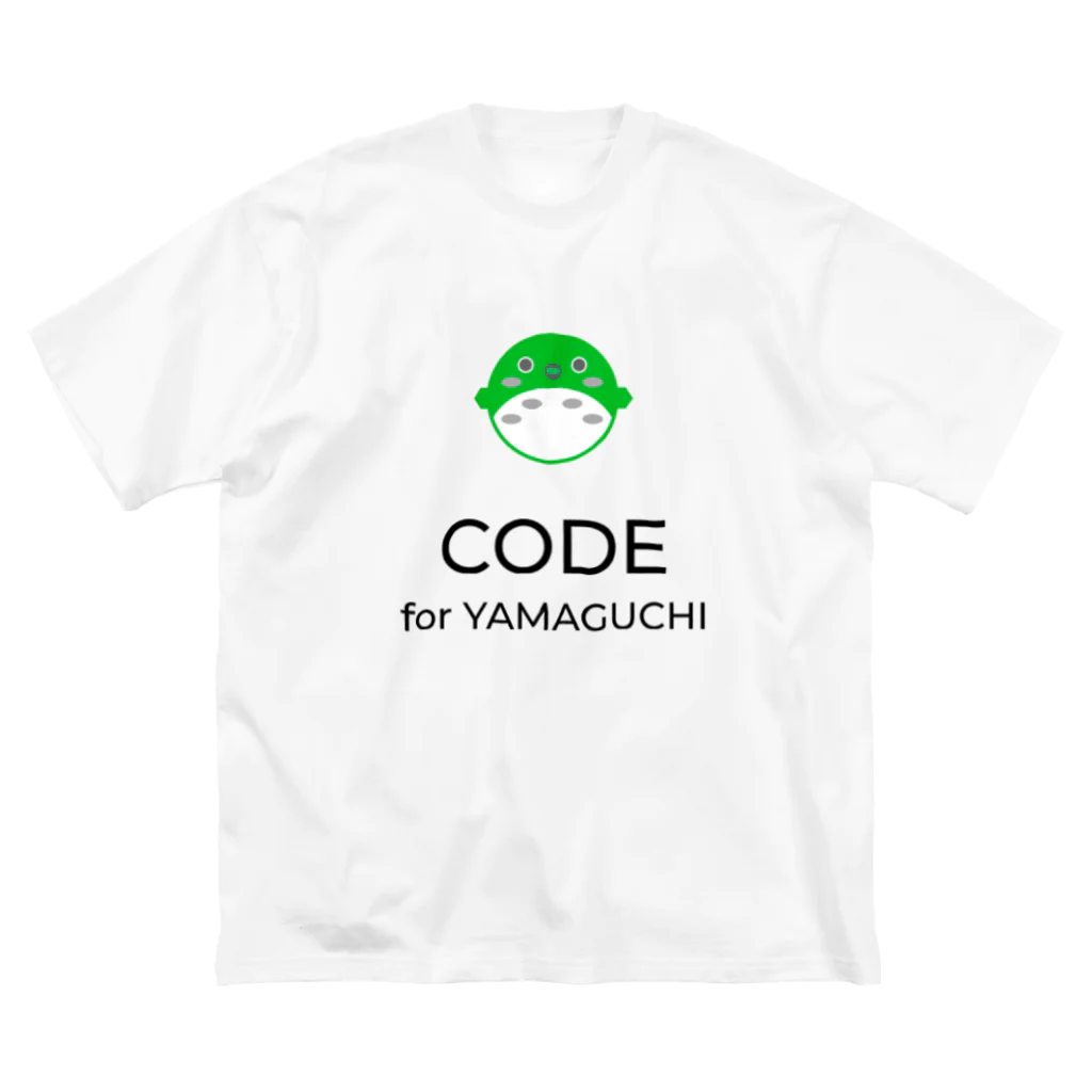 taffy'sのCode for Yamaguchi ロゴアイテム ビッグシルエットTシャツ