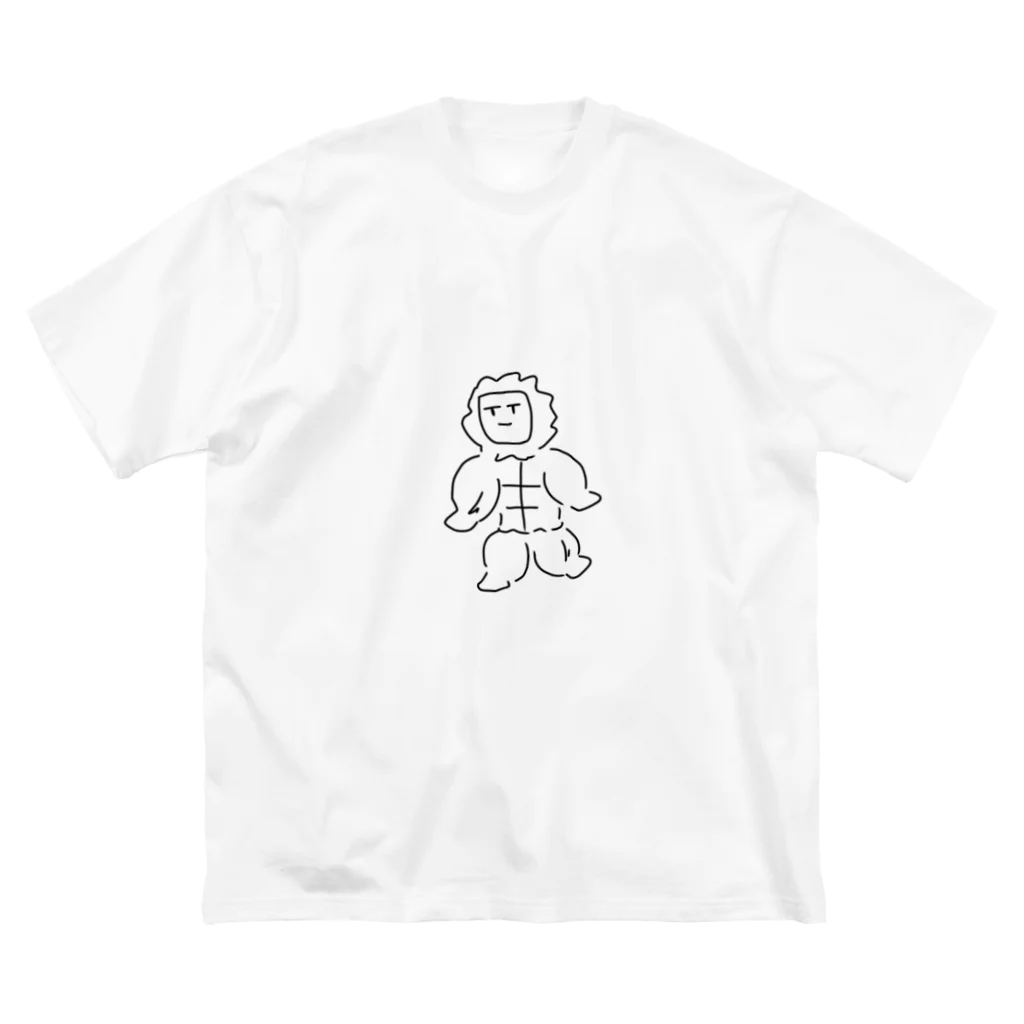 kongyoの新種のうほごりら ビッグシルエットTシャツ