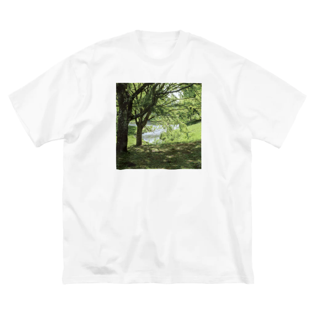 akane_art（茜音工房）の癒しの風景（樹木） ビッグシルエットTシャツ