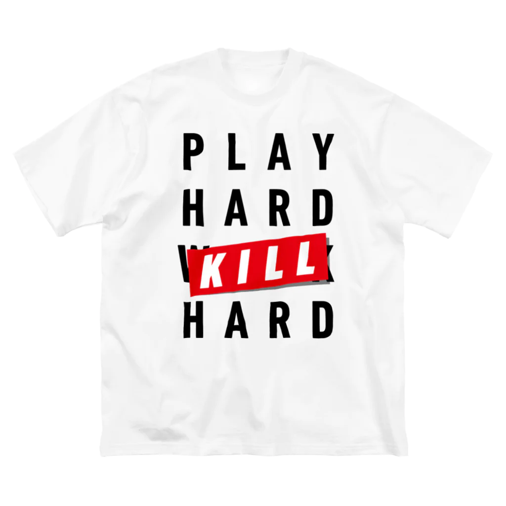 ANTINOMEのPLAY HARD / BST_WH ビッグシルエットTシャツ