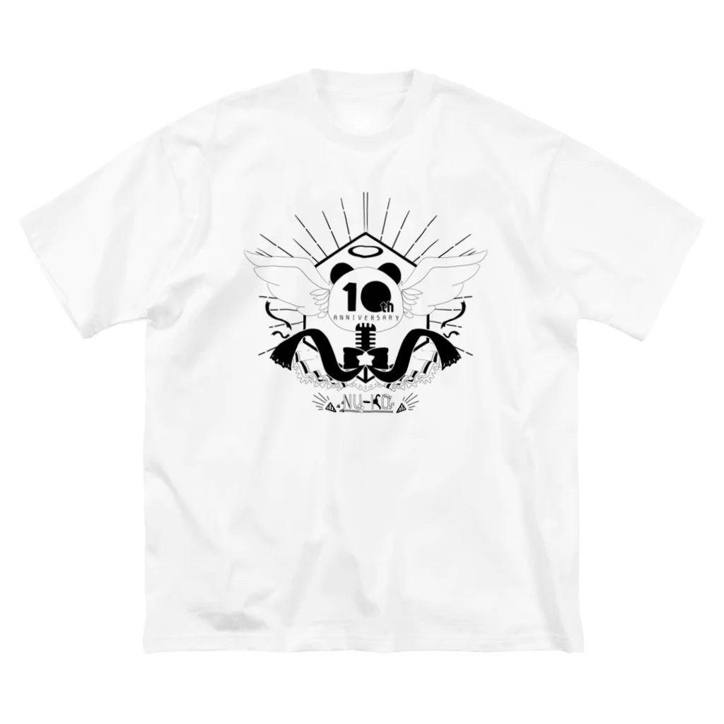 NU-KO@10周年記念のNU-KO 10th ANNIVERSARY ビッグシルエットTシャツ