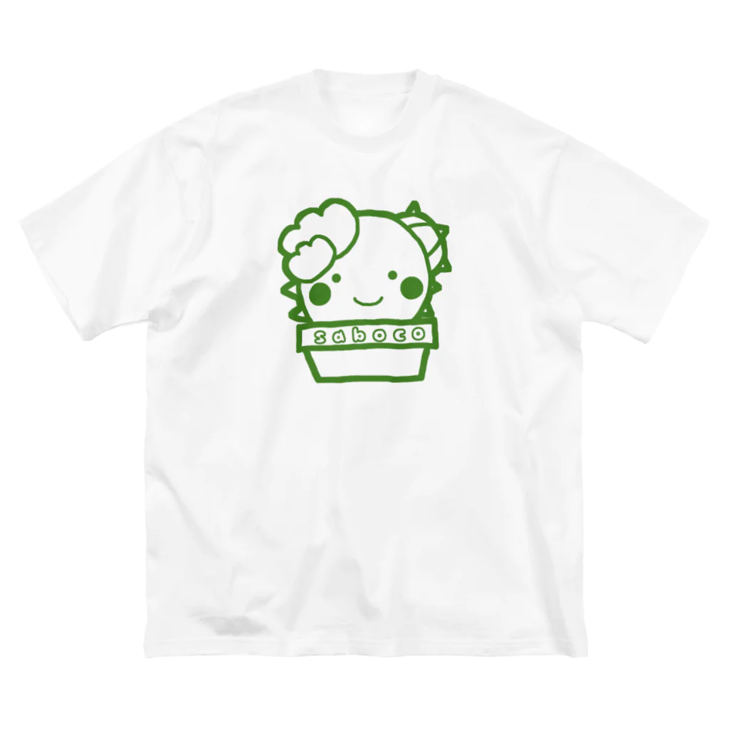 あみたす☆すとあのサボ子ちゃん、ぐりーん ビッグシルエットTシャツ