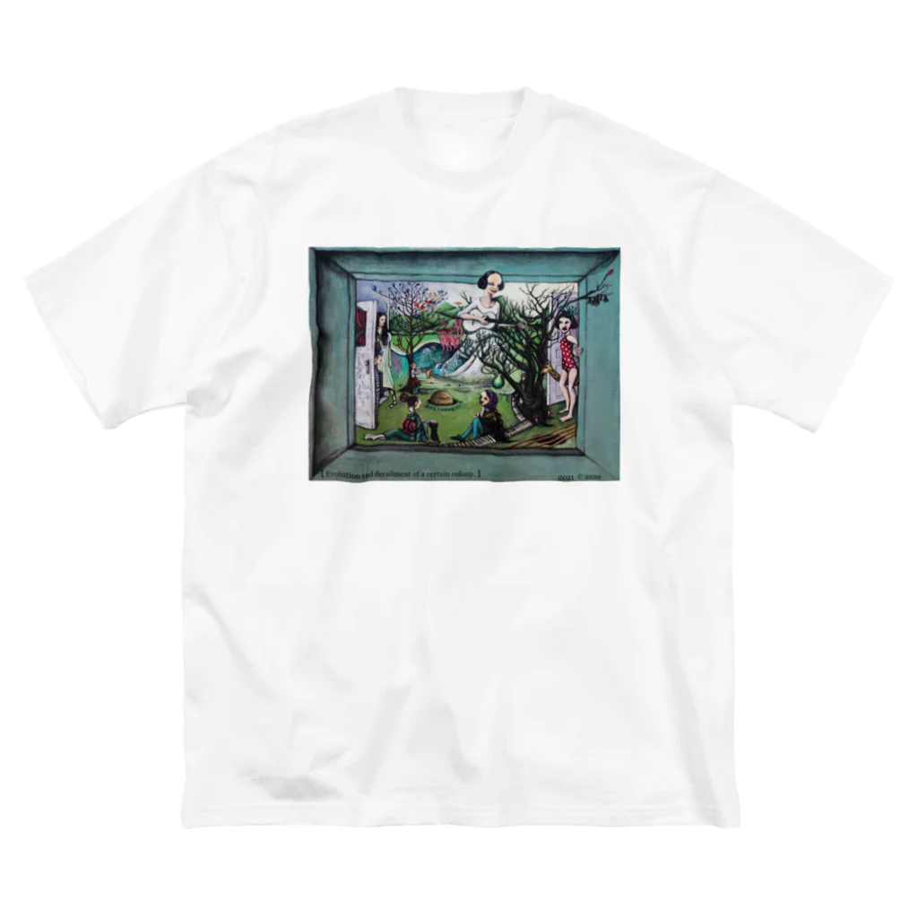 aUne tache aveugleの【 Evolution and derailment of a certain colony 】 ビッグシルエットTシャツ