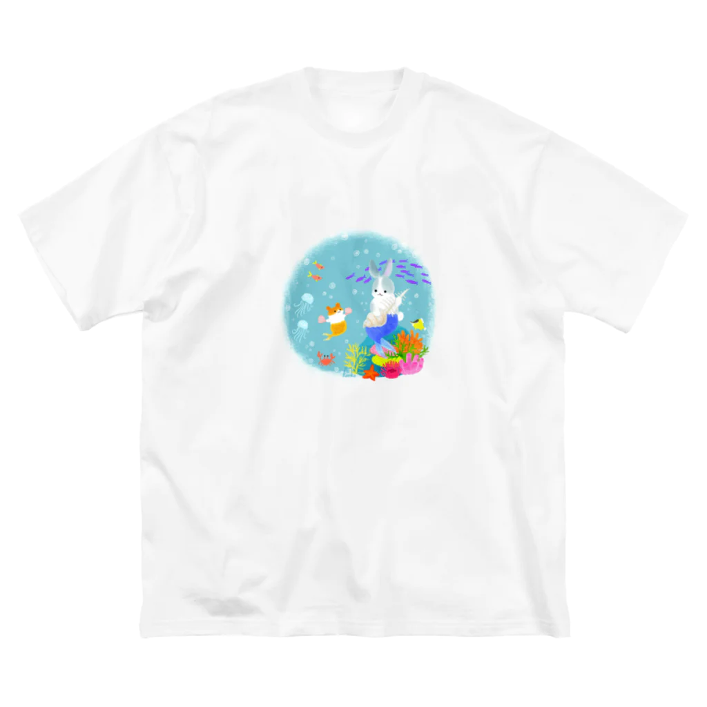 栞子の小さな海のセッション ビッグシルエットTシャツ