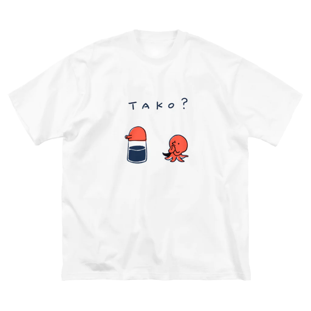 シロカワのなかまかも ビッグシルエットTシャツ